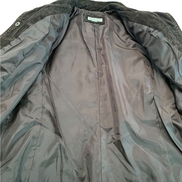 Coldwater Creek Brown Suede Jacket Beaded Embroidered Western Size Large vintage - Picture 9 of 17